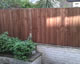 Featheredge panels on wall